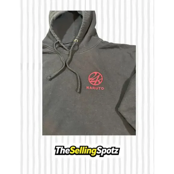 24Karats x Naruto Graphic Hoodie Black Us/Uk (L) Large - Picture 4 of 5